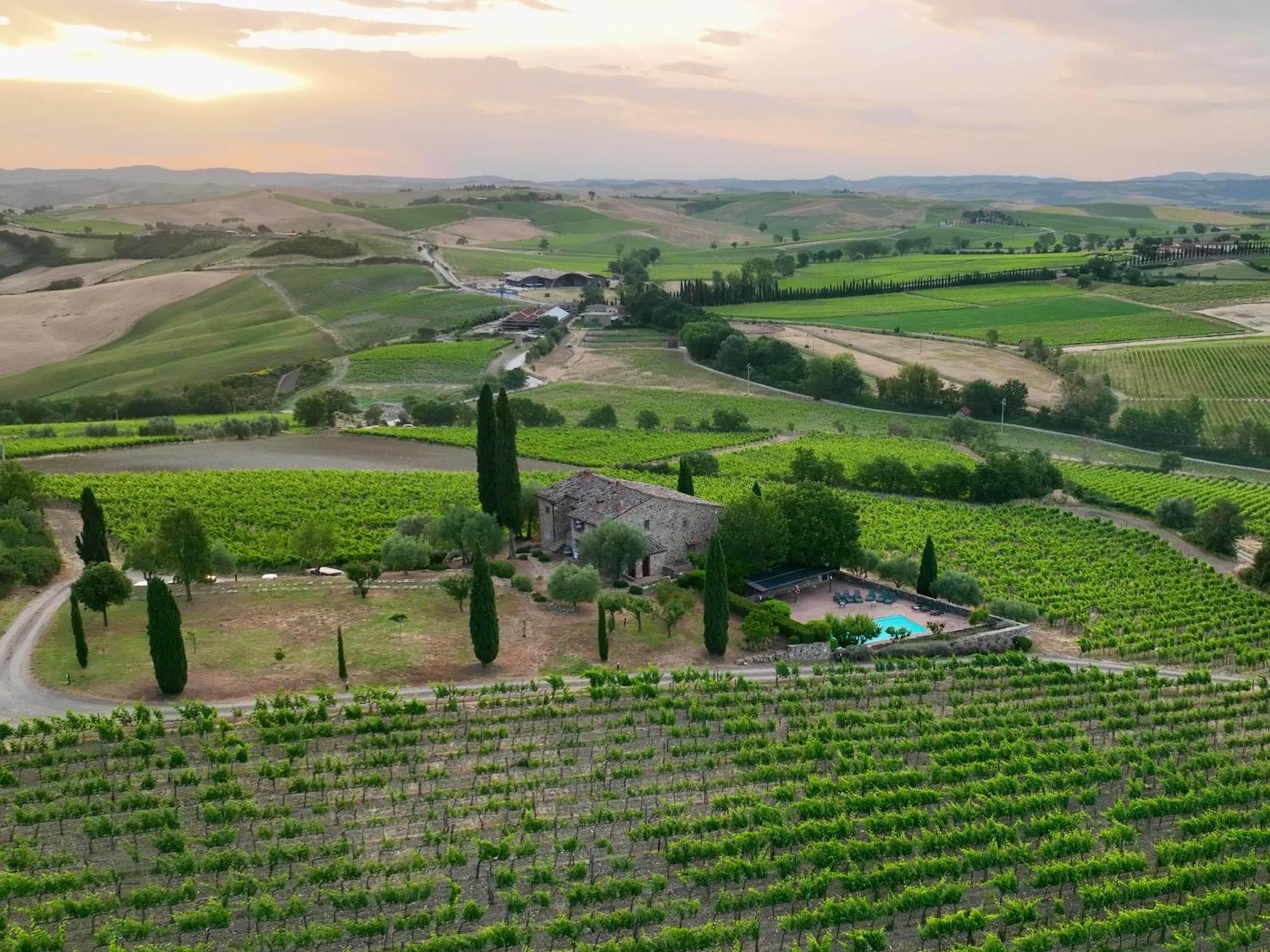 Agriturismo Podere La Casa Montalcino Exteriör bild